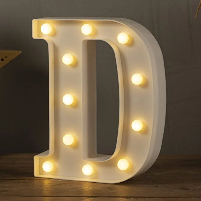 Marquee LED Lights Letter - D