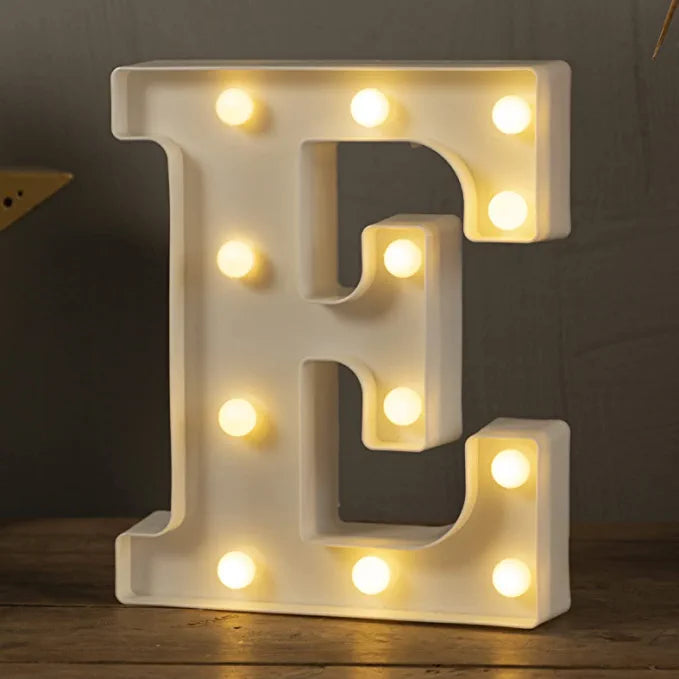Marquee LED Lights Letter - E