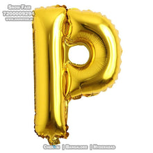 Load image into Gallery viewer, Snow Fair - 16 Inches Gold Color Alphabet Foil Balloons For Birthday Party Decoration
