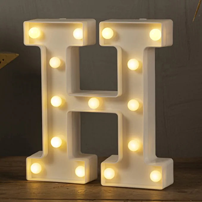 Marquee LED Lights Letter - H