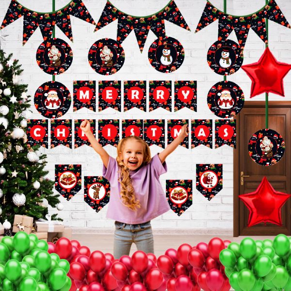 Jolly Holly Theme Christmas Party Combo Kit