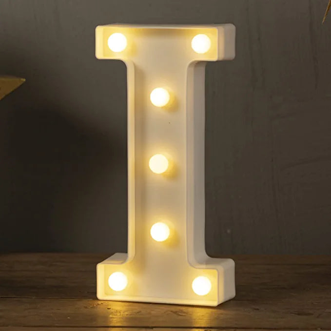 Marquee LED Lights Letter - I