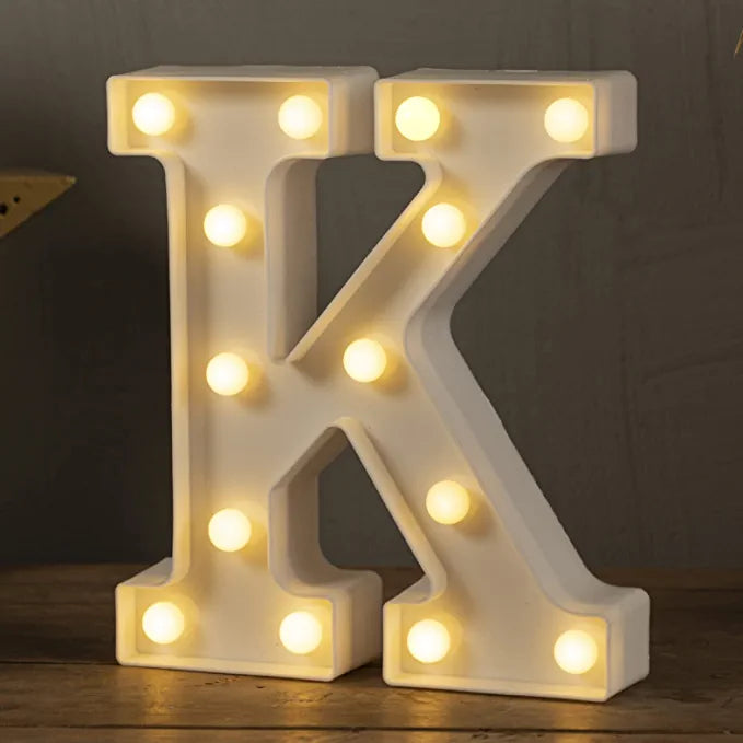 Marquee LED Lights Letter - K