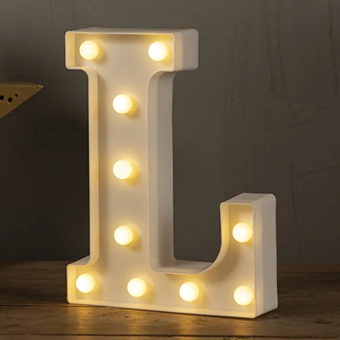 Marquee LED Lights Letter - L
