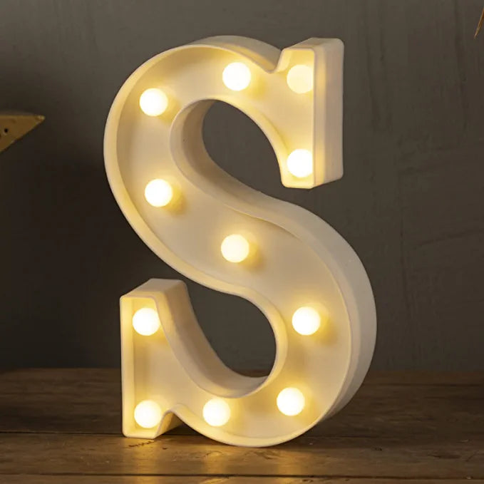 Marquee LED Lights Letter - S