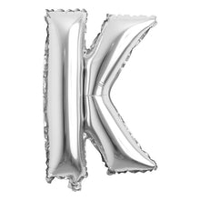 Load image into Gallery viewer, Snow Fair - 16 Inches Silver Color Alphabet Foil Balloons For Birthday Party Decoration
