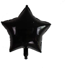 Load image into Gallery viewer, Premium Star foil Balloons balck for Birthday party and all occasions, Express delivery all over india ,Book online at the best discounted offer price, Black Star foil Balloons for  birthday decoration ,Black Star foil Balloons decoration , Black Star foil Balloons ,, budget friendly, elite party decors, surprise party decors, indoor and outdoor party decors
