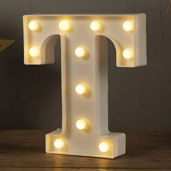 Marquee LED Lights Letter - T