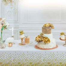 Load image into Gallery viewer, Snow Fair  Premium White and Gold Party Supplies  Birthday Party Decorations Blue Disposable Tableware Set - Paper Cups Plates Straws Table Cloth Birthday Party Decor for kids and adults, Express Delivery All Over India . Book Online at the   Best Discounted Offer Price, Budget Friendly, Elite Party Decors, Surprise Party Decors, Indoor and   Outdoor Party Decor
