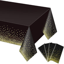 Load image into Gallery viewer, Snow Fair  Premium Black and Gold Party Supplies  Birthday Party Decorations Blue Disposable Tableware Set - Paper Cups Plates Straws Table Cloth Birthday Party Decor for kids and adults, Express Delivery All Over India . Book Online at the   Best Discounted Offer Price, Budget Friendly, Elite Party Decors, Surprise Party Decors, Indoor and   Outdoor Party Decor
