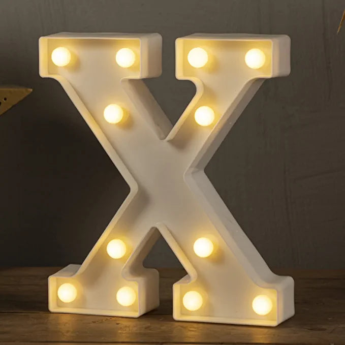 Marquee LED Lights Letter - X
