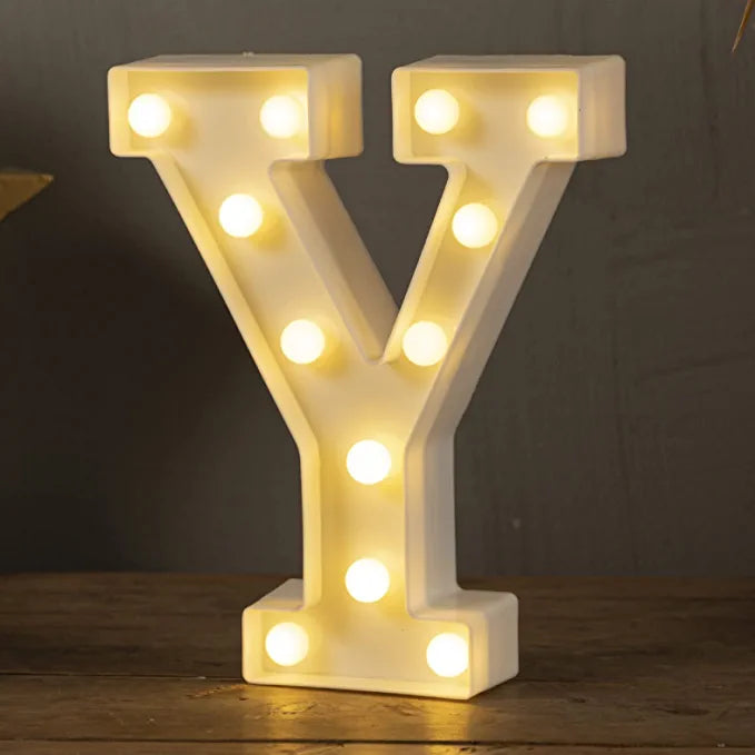 Marquee LED Lights Letter - Y