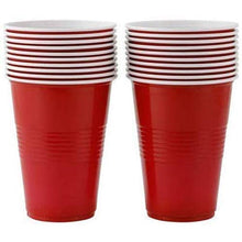 Load image into Gallery viewer, Beer Pong Glass | Red Drinking Cup, Drinking Glass for Party ,red cups for party,free delivery,online combo,combo kit for adults,kids,womens,delivery all over india,budget friendly,elite party decors,surprise party decor,indoor and outdoor party decors
