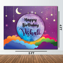 Load image into Gallery viewer, buy-birthday-decoration-happy-birthday-banner-Twinkle-Twinkle-theme-backdrop-banner-1st birthday-online india.
