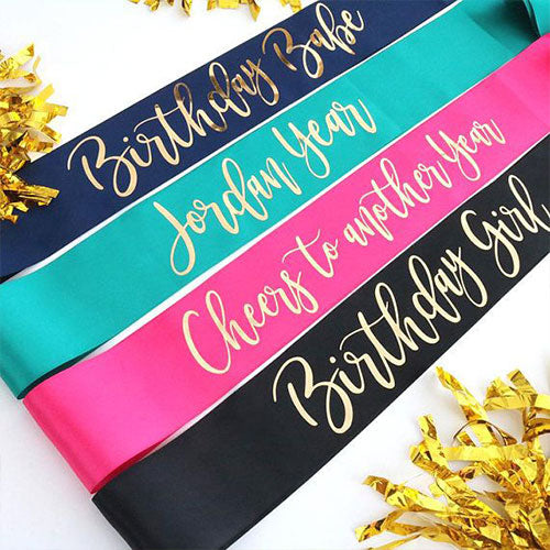 Snow fair Premium printed sash,customized sash for birthday, bride to be, anniversary and for All occasion, customized color sash,customized content ,customized sash for female, male kids, ect. Sash for ramp walks, models, beauty pageant  