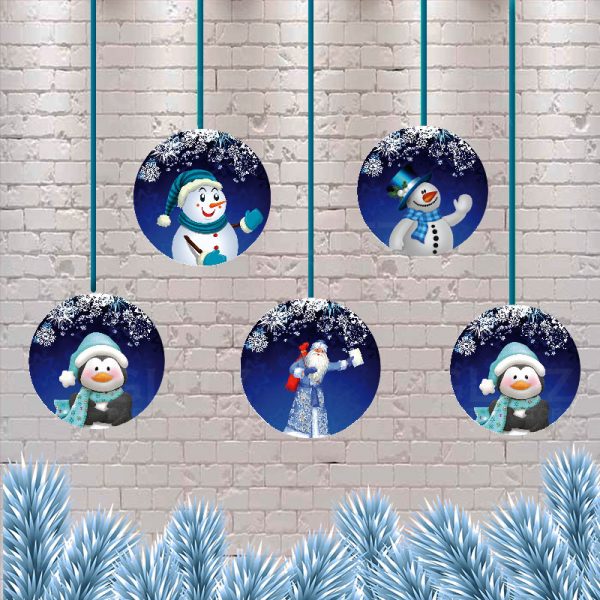 Winter Christmas Theme Party Danglers