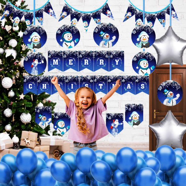 Winter Christmas Theme Party Combo Kit